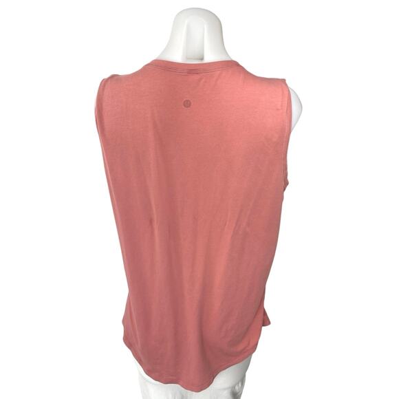 Lululemon Women's Red Sleeveless Activewear Workout Muscle Tee Tank Top Size 6 - Picture 2 of 3